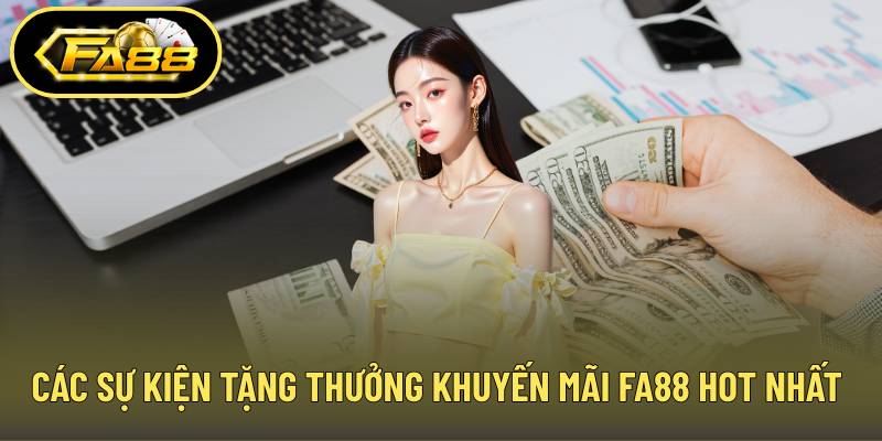 Các sự kiện tặng thưởng khuyến mãi FA88 hot nhất hiện nay