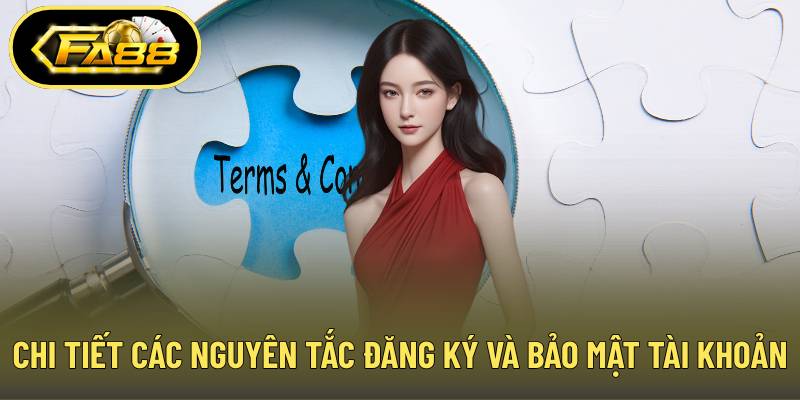 Chi tiết các nguyên tắc đăng ký và bảo mật tài khoản