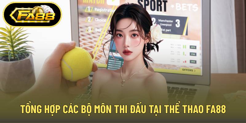 Tổng hợp các bộ môn thi đấu tại thể thao FA88